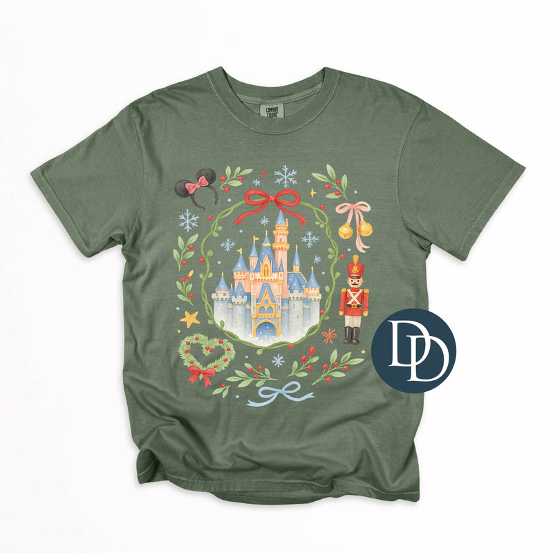 OVERSIZED Watercolor Magical Christmas *DTF Transfer*