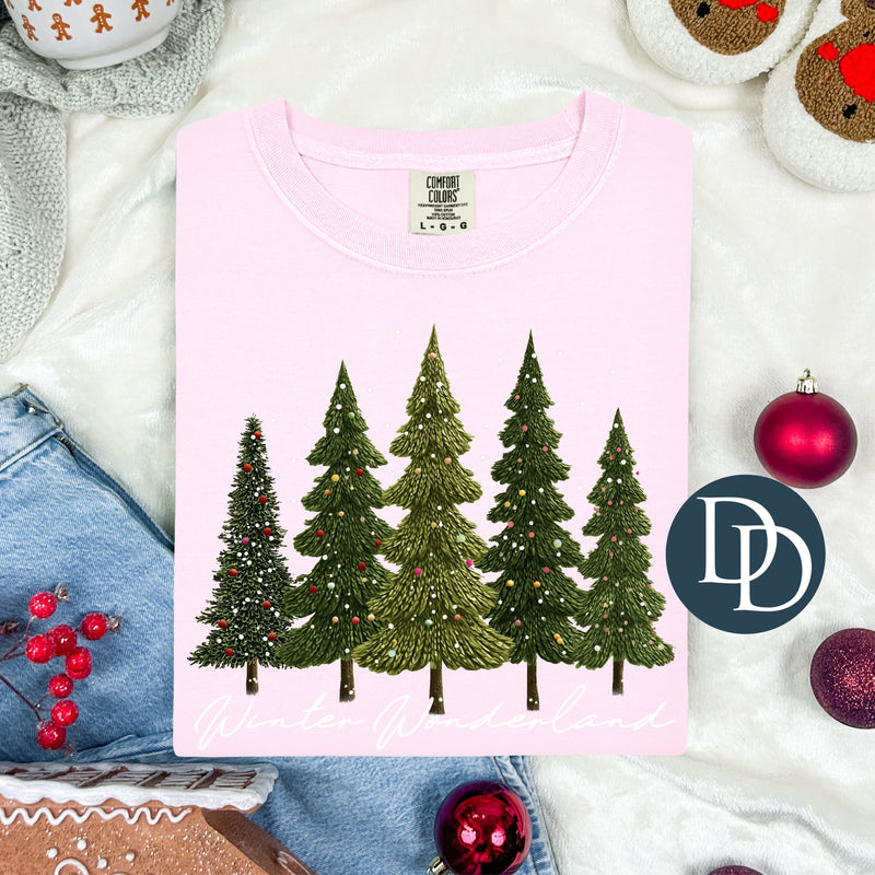 Winter Wonderland Christmas Trees *DTF Transfer*