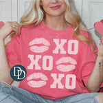 XO XO Lips (Pink Ink) *Screen Print Transfer*