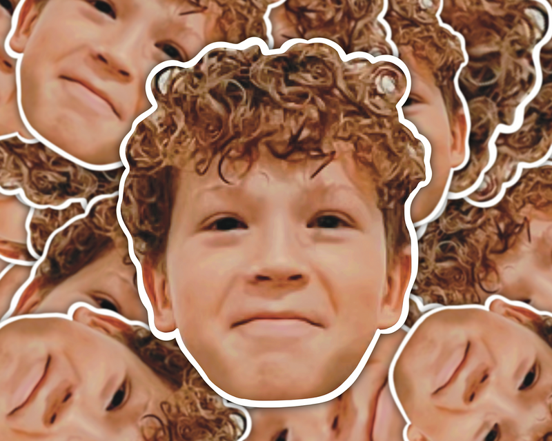 Custom Big Head Stickers – Dapper Designs