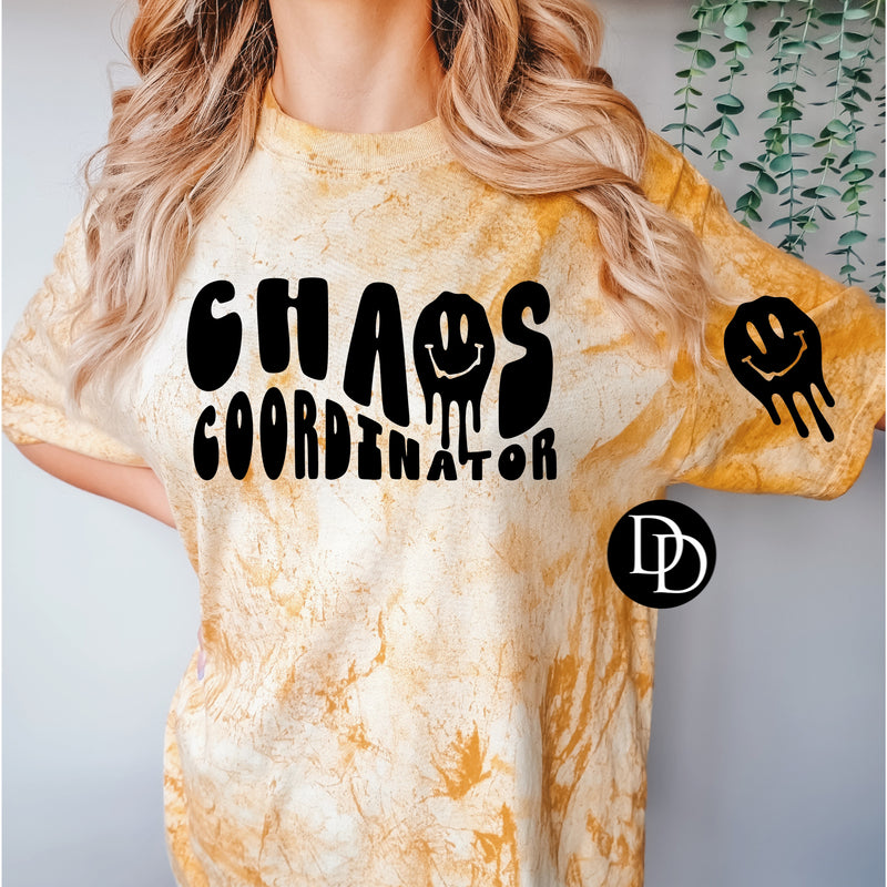Chaos Coordinator (Adult, Black Ink) *Screen Print Transfer*