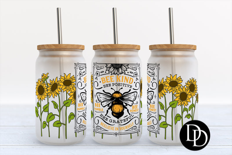 Bee Kind Bee Positive *Sublimation Print Transfer*