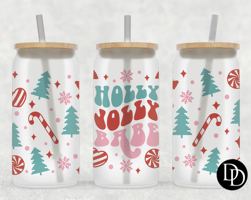Holly Jolly Babe (Full Color)  *Sublimation Print Transfer*