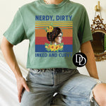 Nerdy Dirty Inked & Curvy *DTF Transfer*