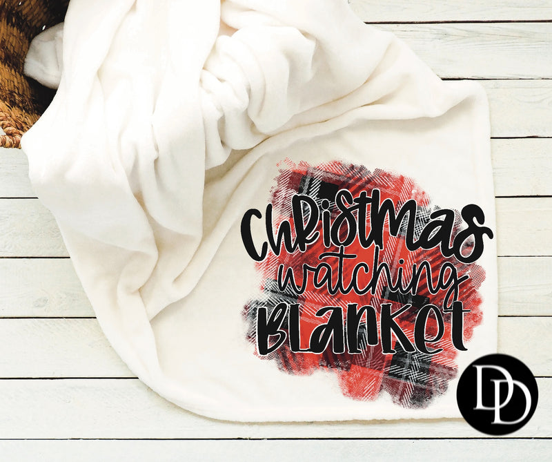 This Is My Christmas Movie Watching Blanket *Sublimation Print Transfer*