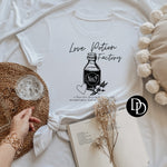 Love Potion Factory (Black Ink) *Screen Print Transfer*