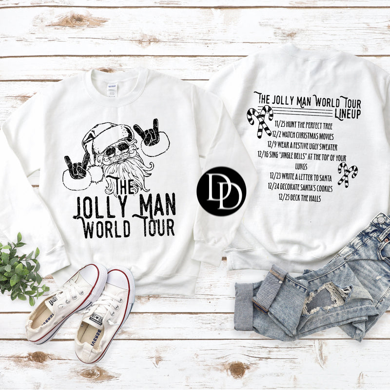 The Jolly Man World Tour Lineup *Screen Print Transfer*