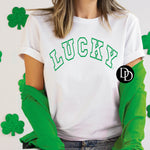 Lucky (Kelly Green Ink) *Screen Print Transfer*