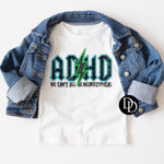 Neon Blue ADHD *DTF Transfer*