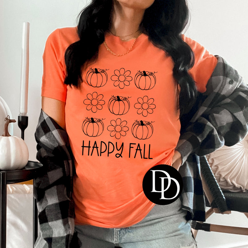 Happy Fall *Screen Print Transfer*