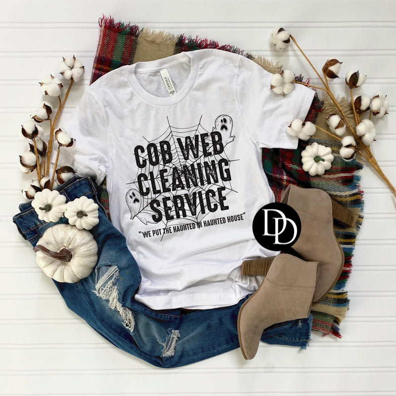 Cob Web Cleaning Service *Screen Print Transfer*